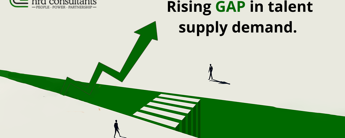 Rising GAP in talent supply demand.