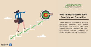 Illustration of talent platforms in a digital environment